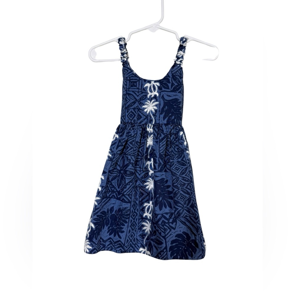 Royal Creations Turtle Panel Little Girl Sundress Sz Large